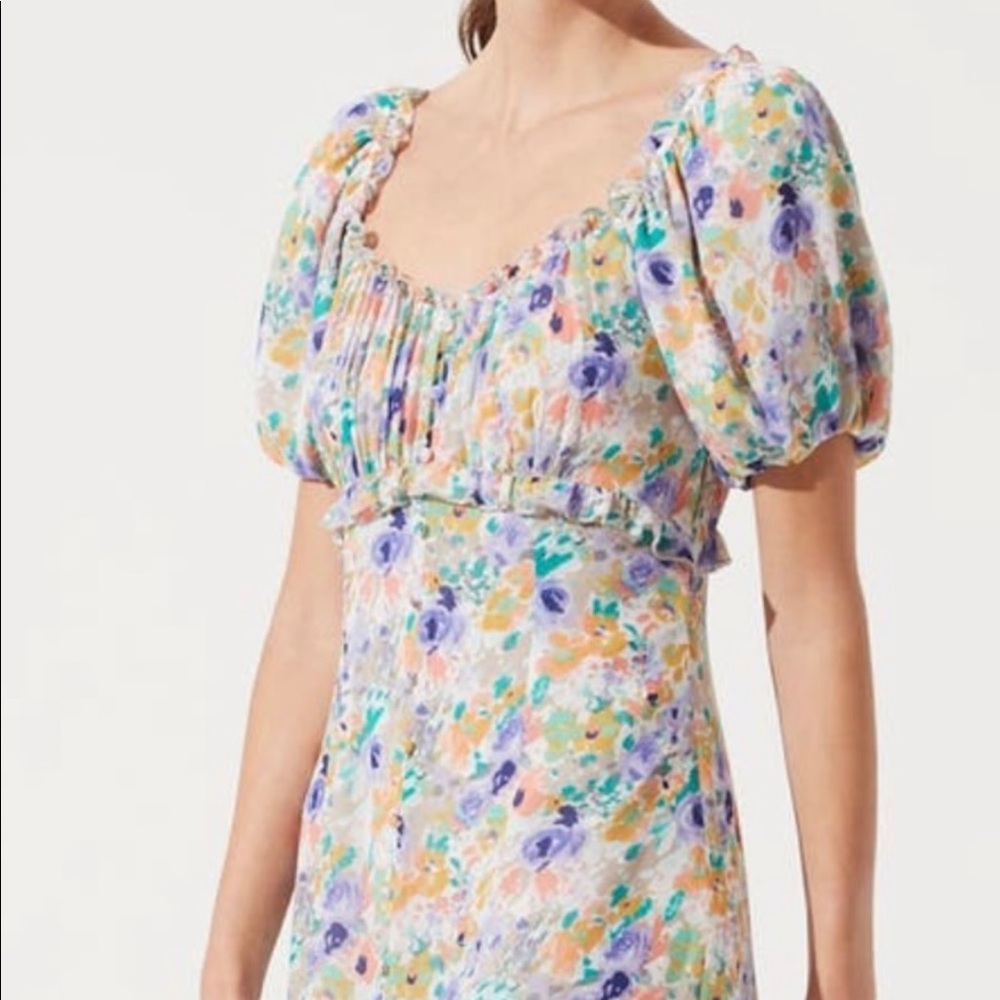 ASTR Puff Sleeve Dress